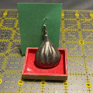 Vintage Sterling Poison Bottle Pendant